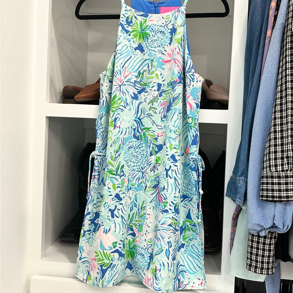 Lilly Pulitzer skirt dress. Been worn once. Like new